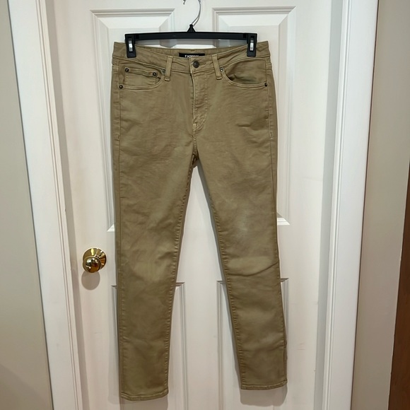 Express Other - Express, men’s, 32x32, tan/khaki, hyper stretch skinny jeans.